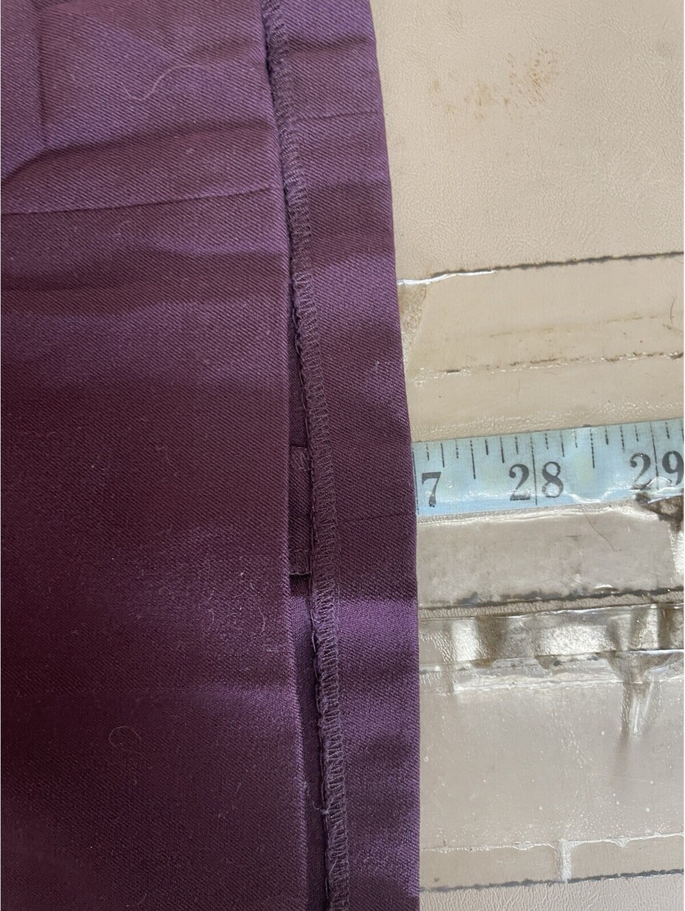 Plus Size Skirt Lane Bryant Solid Purple Knee Length Pencil 18 - Picture 3 of 7